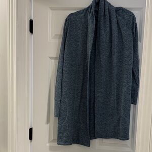 Eddie Bauer Heathered Blue Cardigan